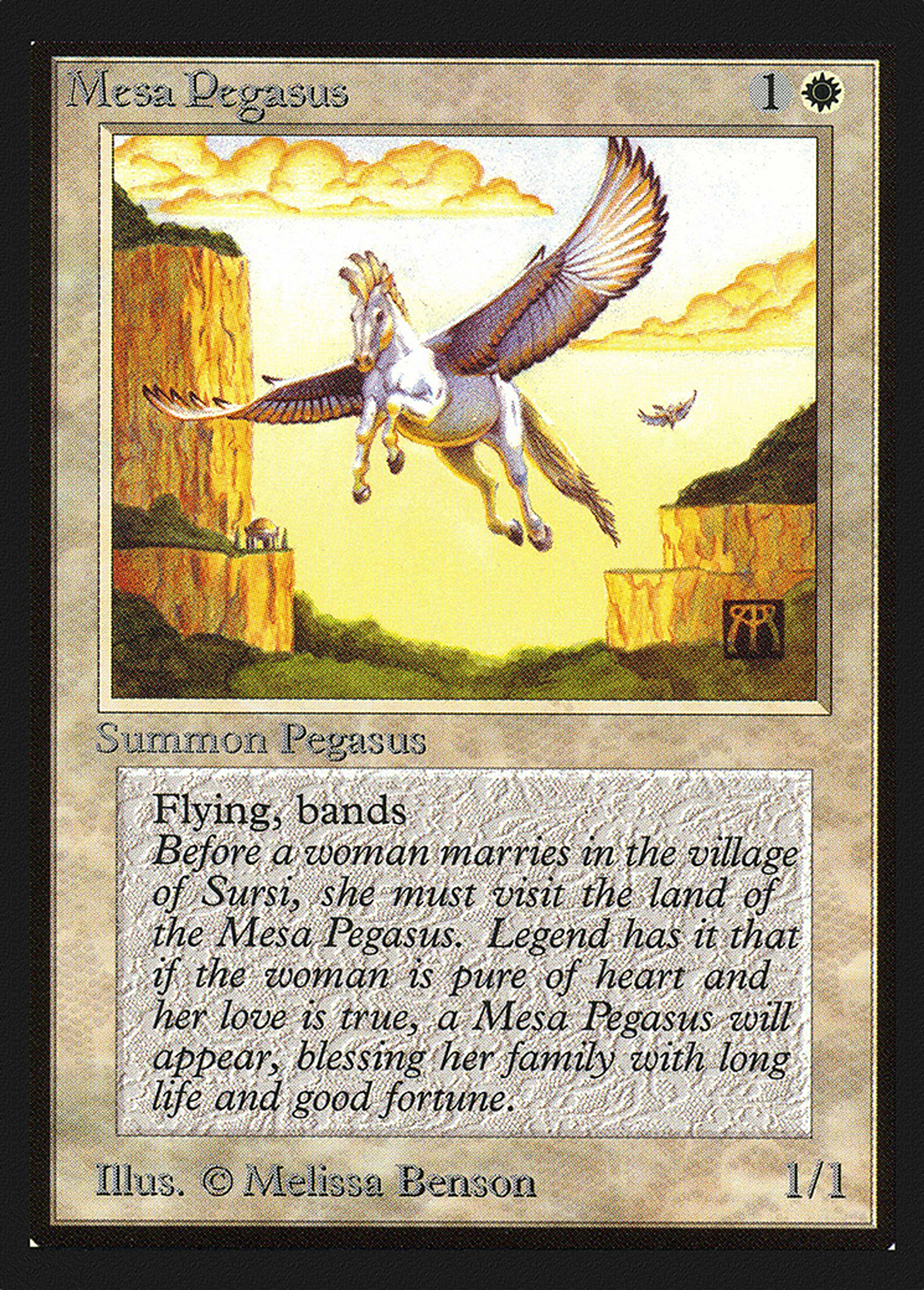 Pégase de Mesa — Collectors' Edition — Magic: The Gathering