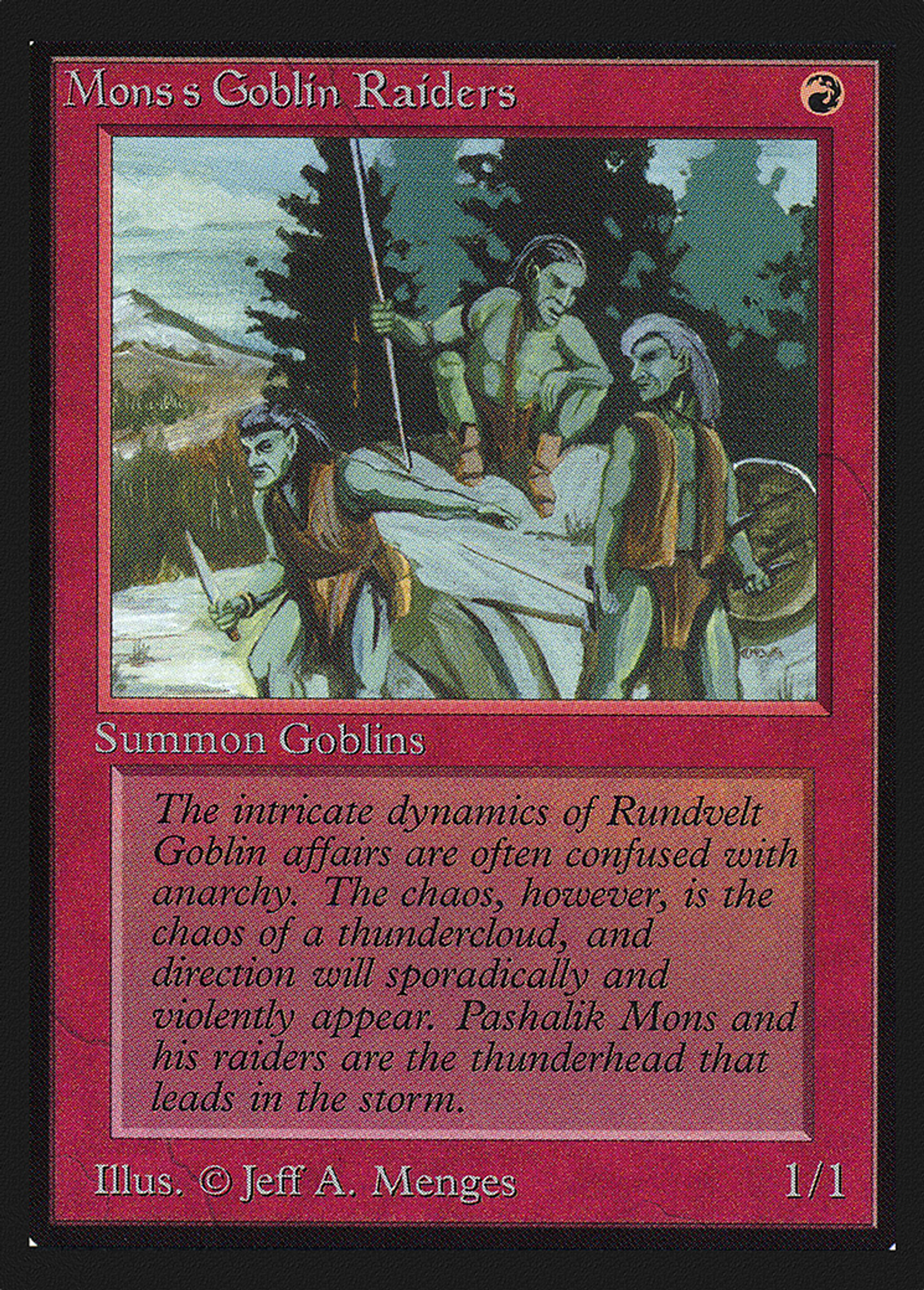 Mons's Goblin Raiders — Collectors' Edition — Magic: The Gathering