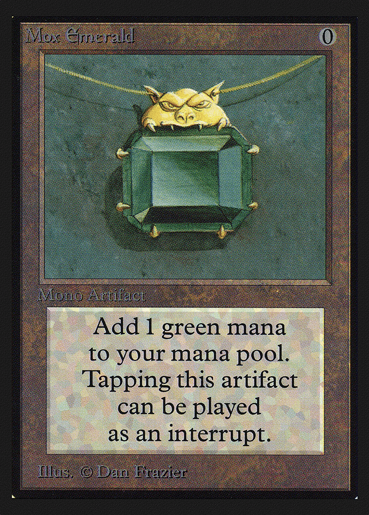 Mox Emerald — Collectors' Edition — Magic: The Gathering