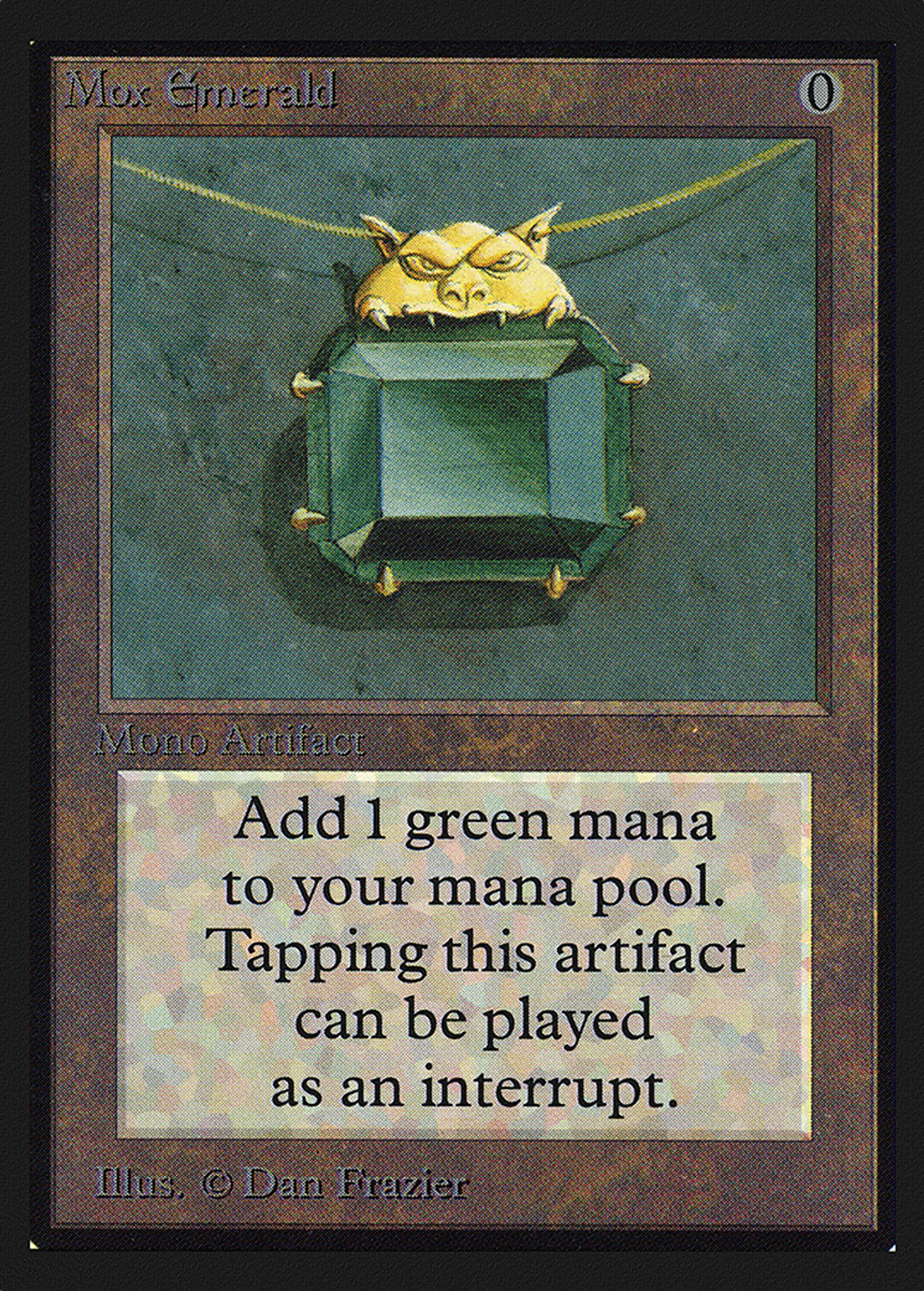 Mox Emerald — Collectors' Edition — Magic: The Gathering