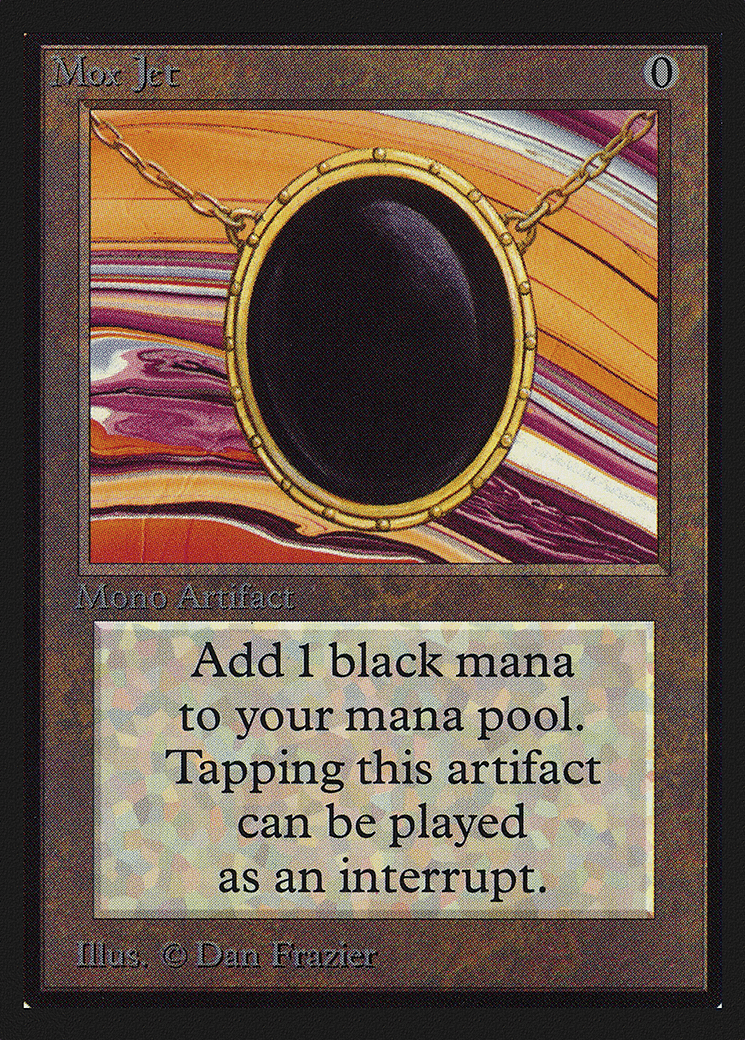 Mox Jet — Collectors' Edition — Magic: The Gathering