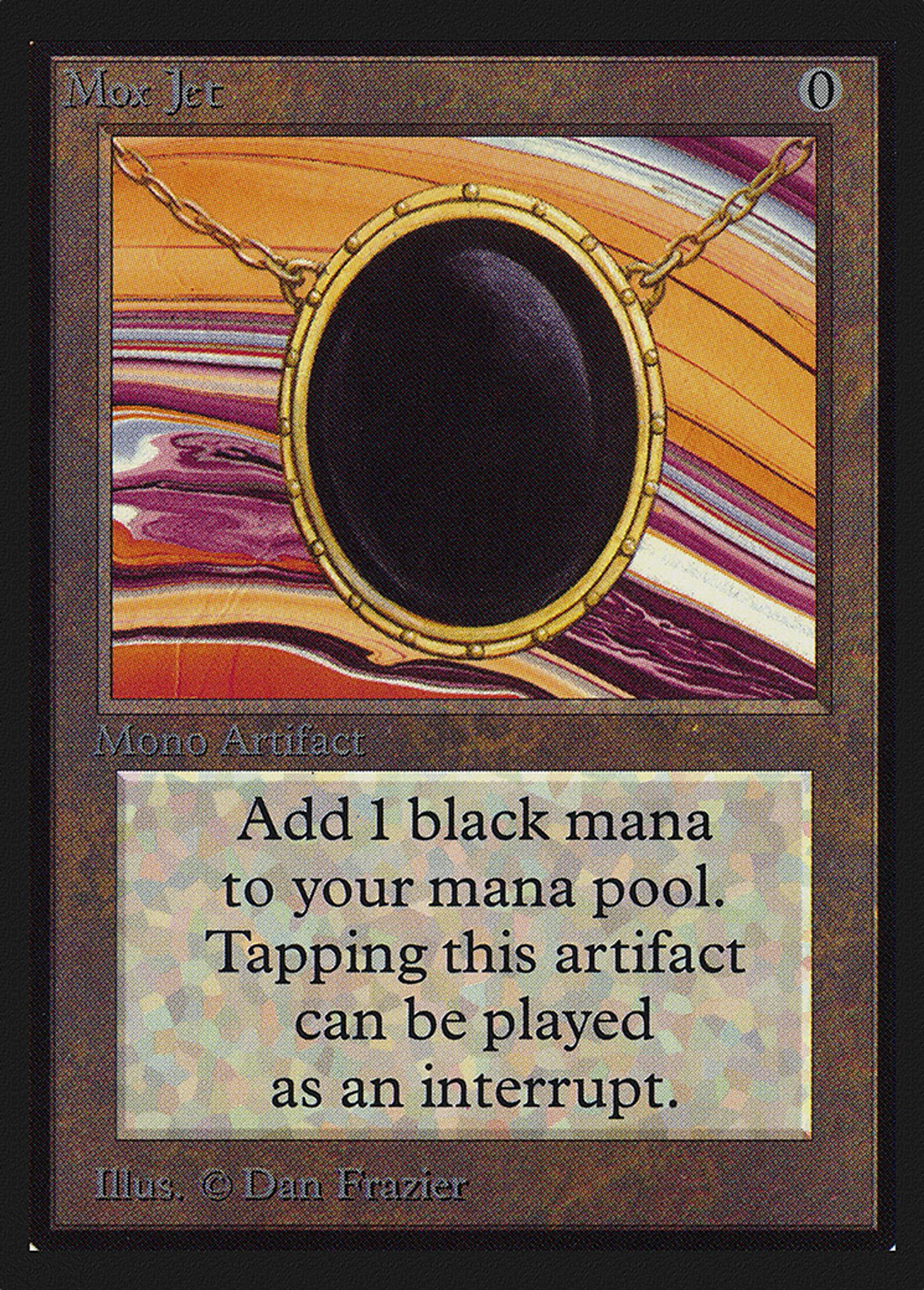 Mox Jet — Collectors' Edition — Magic: The Gathering