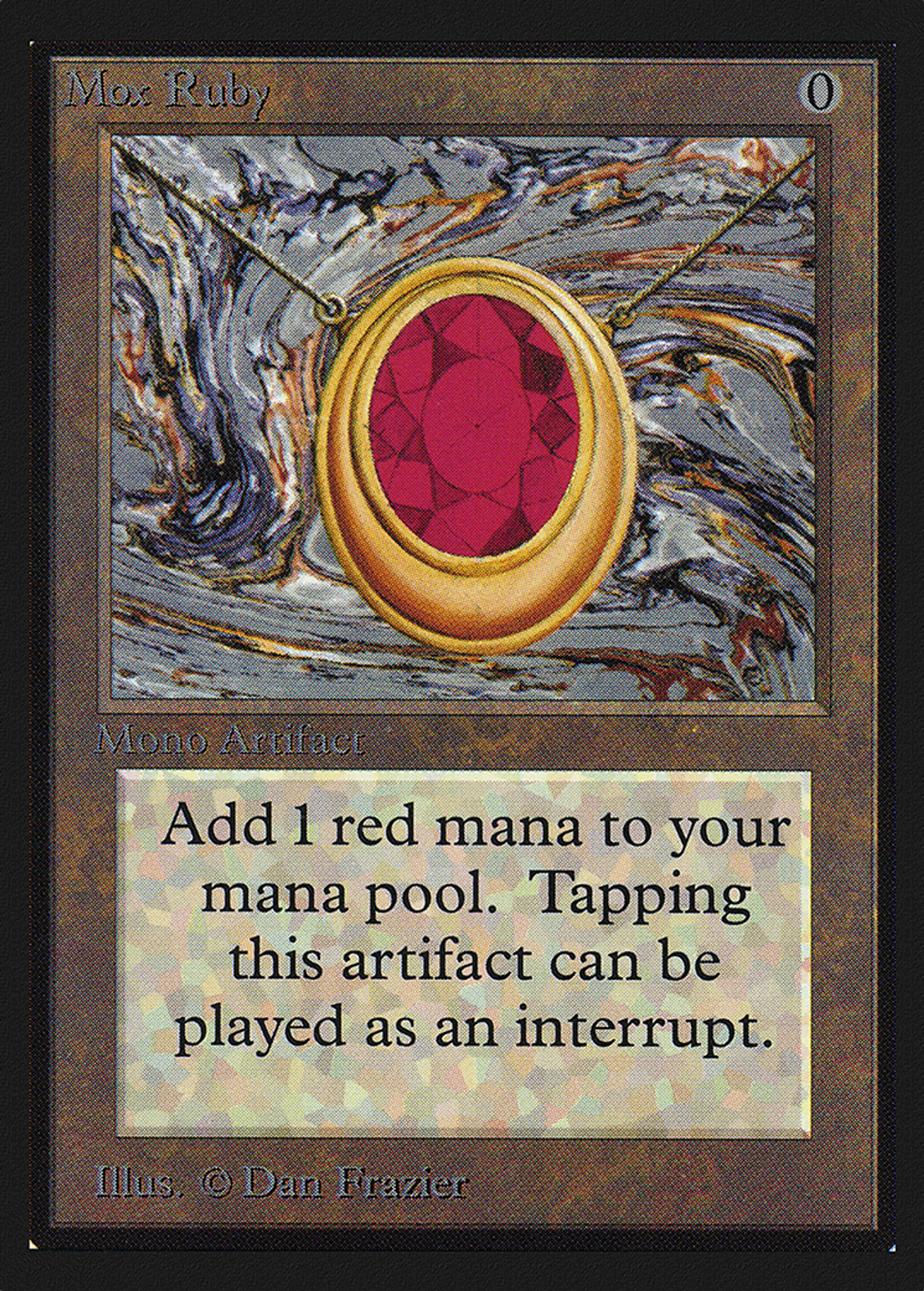 Mox Ruby — Collectors' Edition — Magic: The Gathering