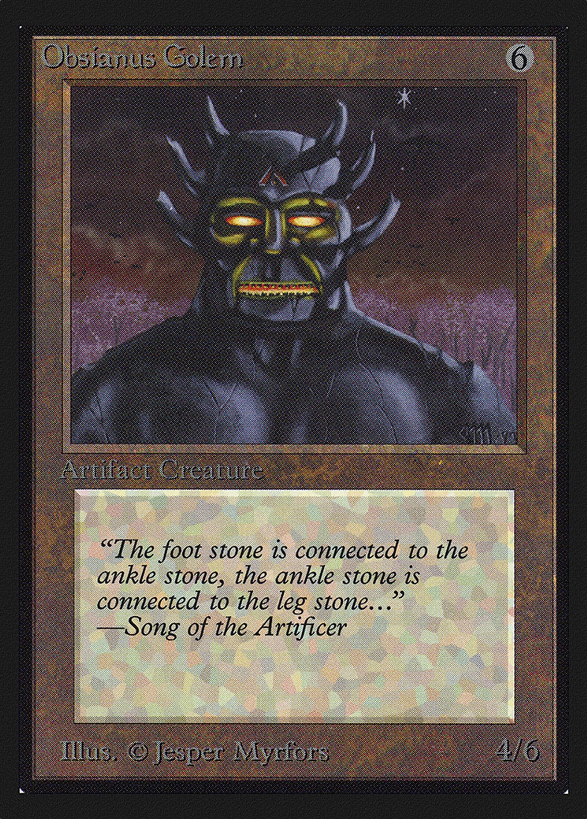 Obsianus Golem — Collectors' Edition — Magic: The Gathering