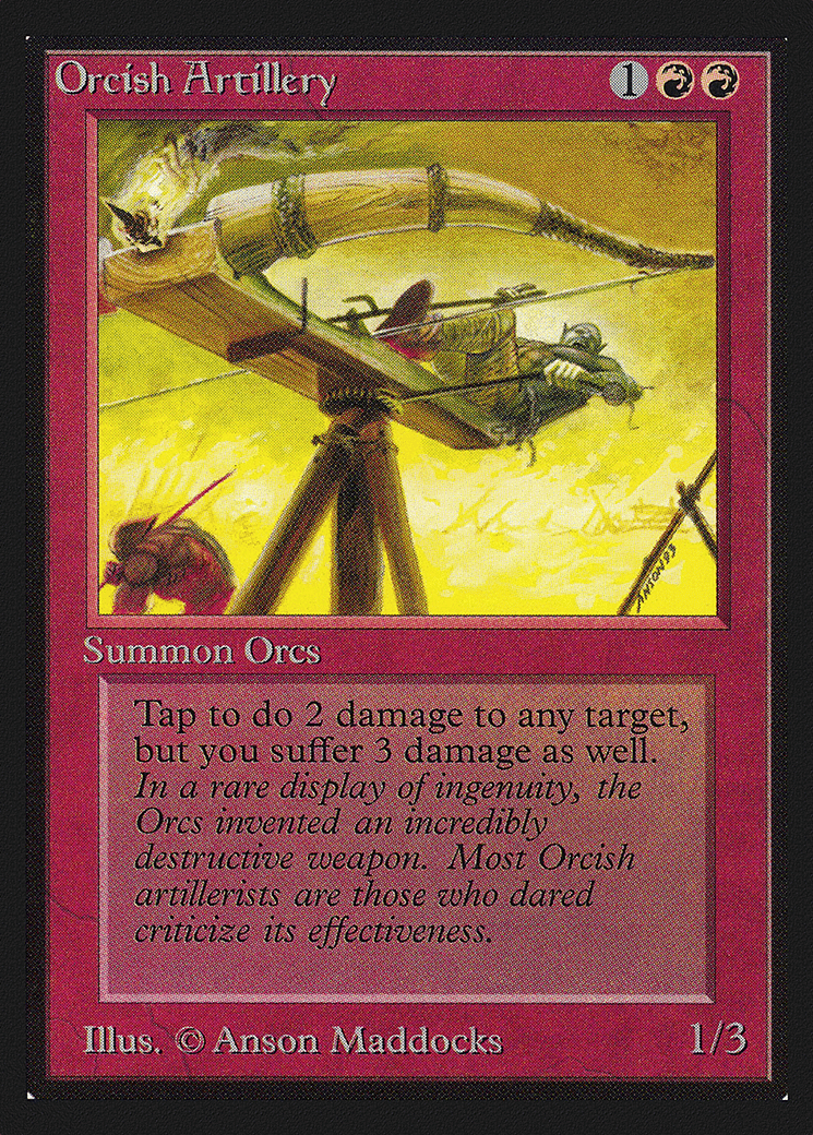 Orcish Artillery — Collectors' Edition — Magic: The Gathering