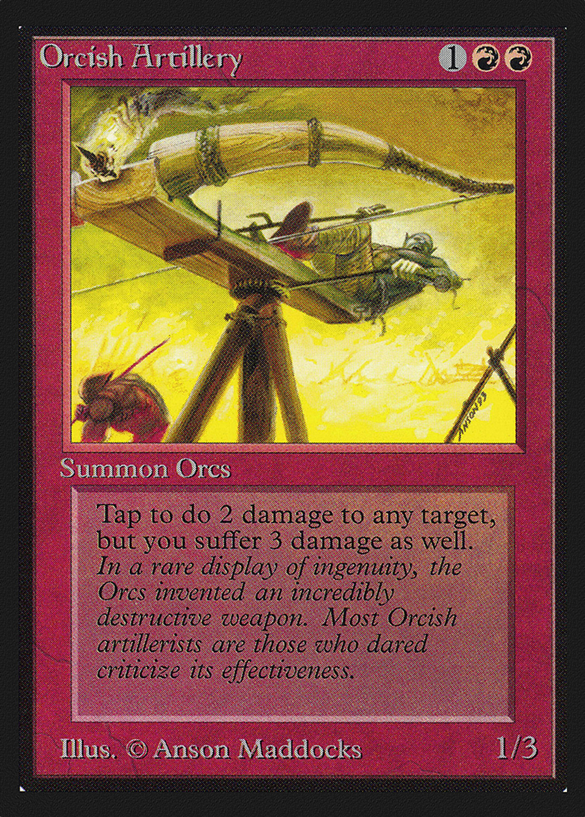 Orcish Artillery — Collectors' Edition — Magic: The Gathering