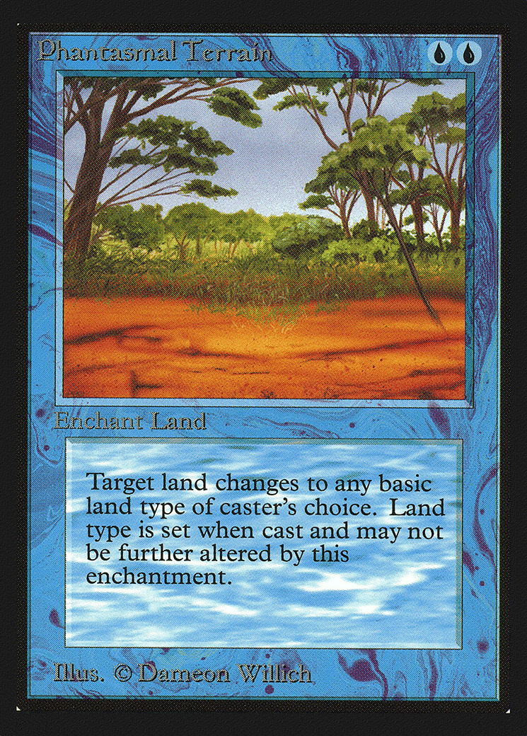Phantasmal Terrain — Collectors' Edition — Magic: The Gathering