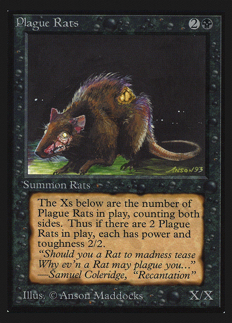 Rats de la peste — Collectors' Edition — Magic: The Gathering