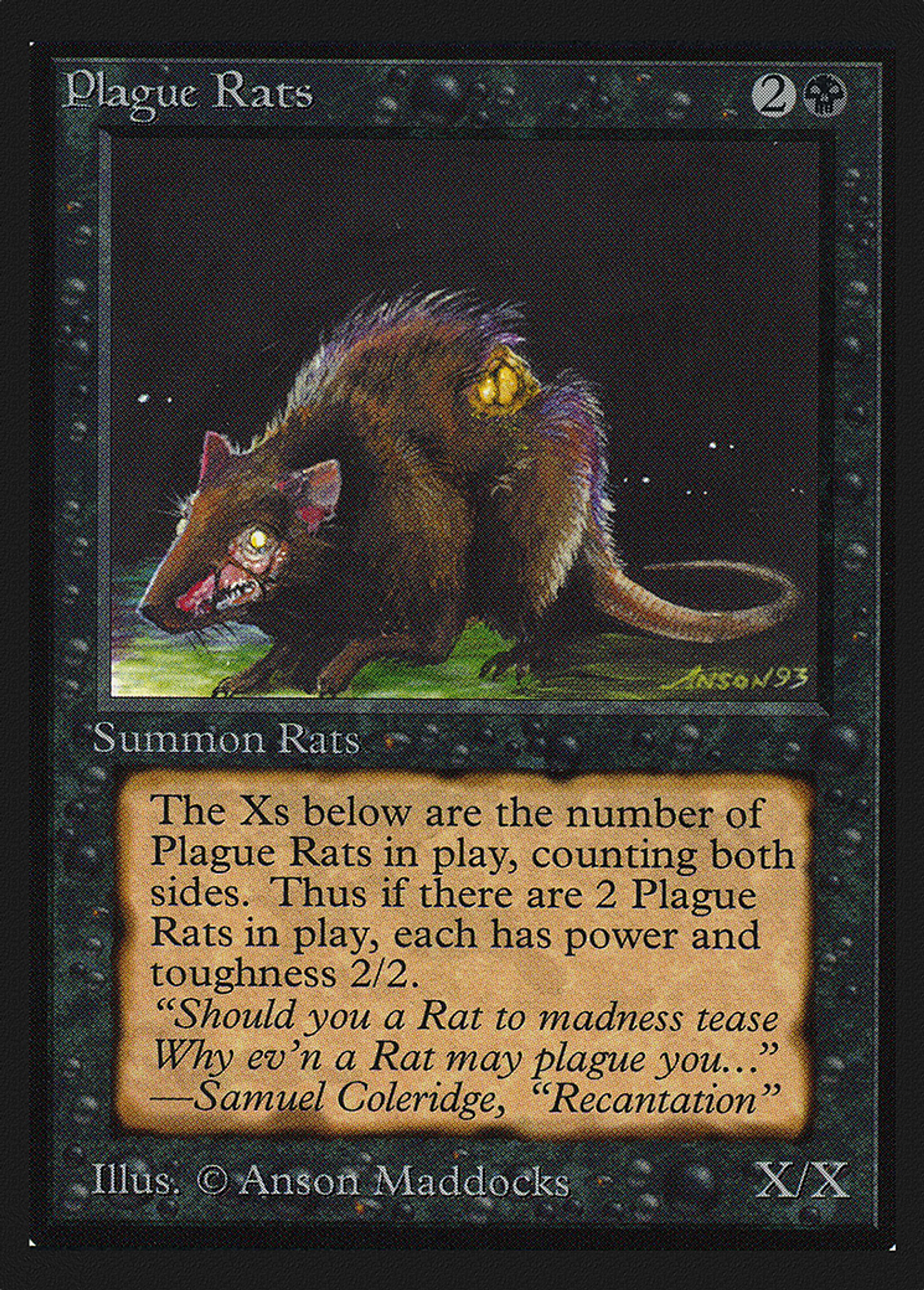 Rats de la peste — Collectors' Edition — Magic: The Gathering