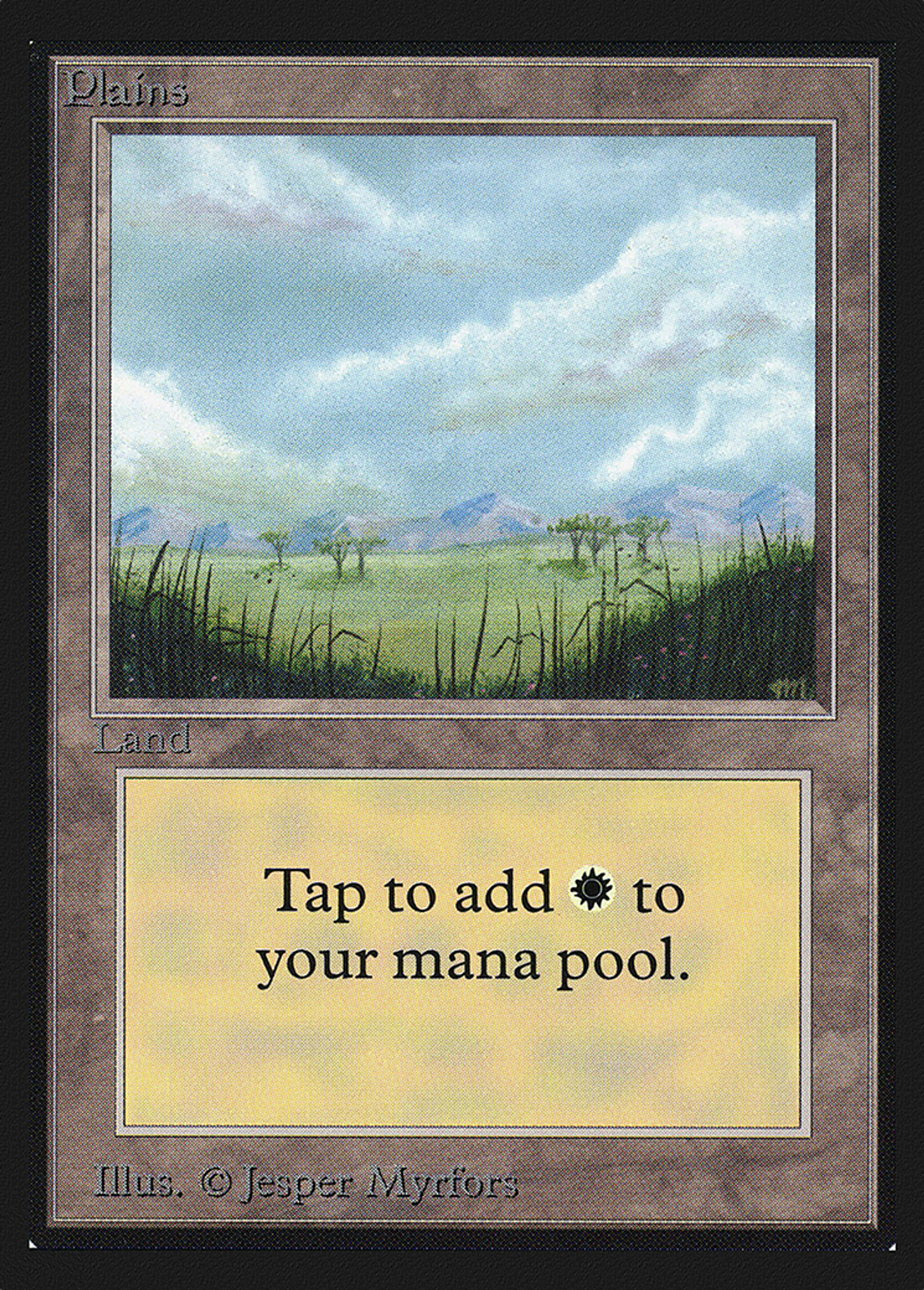 Plains — Collectors' Edition — Magic: The Gathering