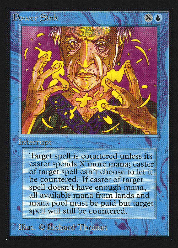 Power Sink — Collectors' Edition — Magic: The Gathering
