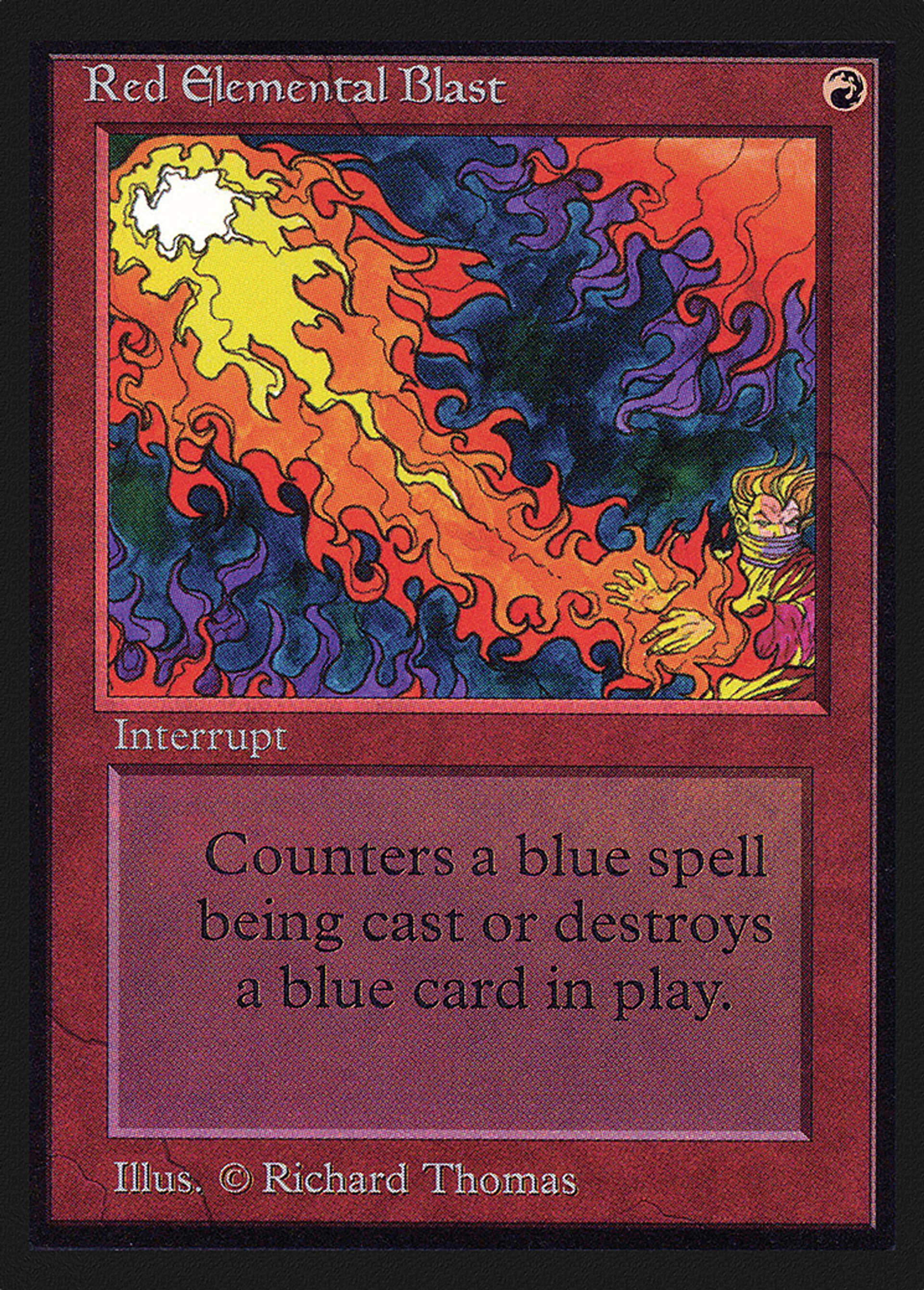 Salve élémentaire rouge — Collectors' Edition — Magic: The Gathering