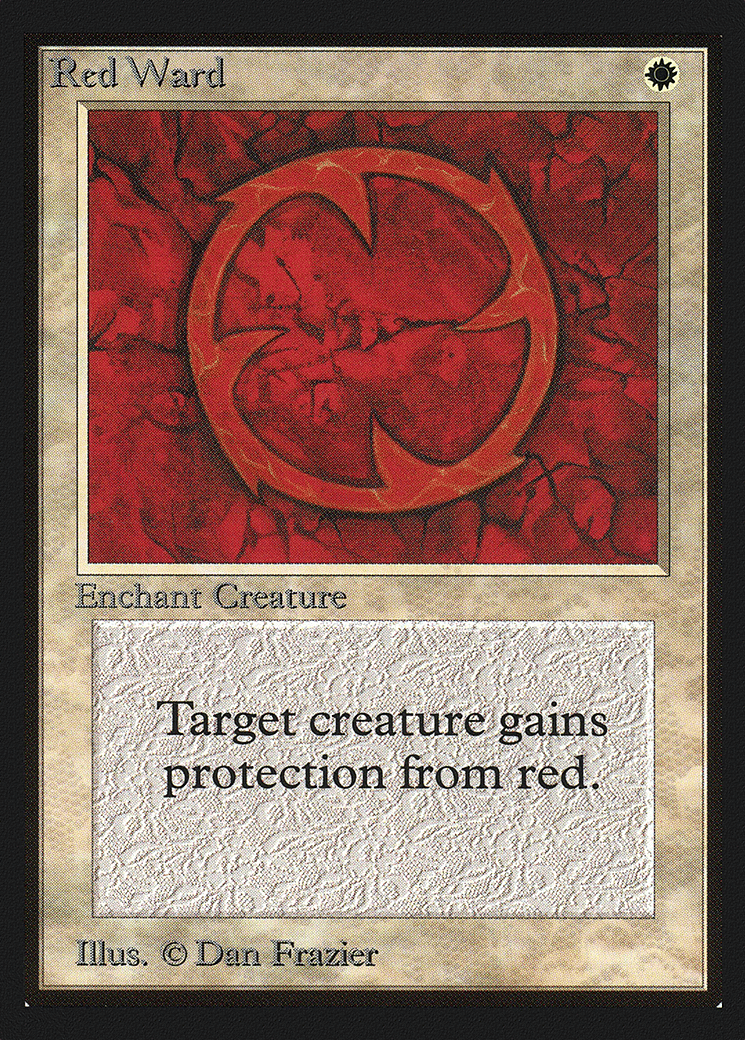 Red Ward — Collectors' Edition — Magic: The Gathering