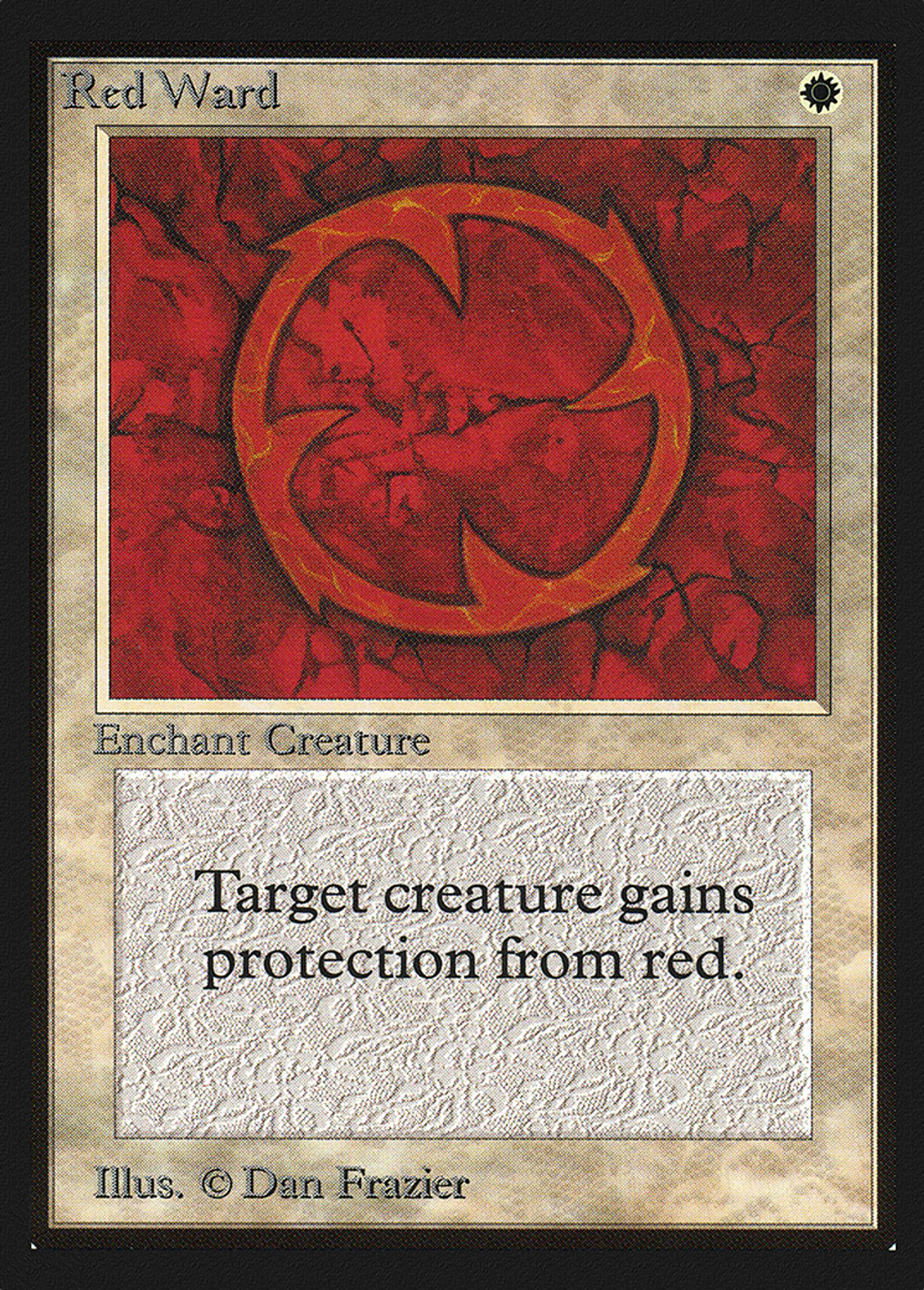 Rune de garde rouge — Collectors' Edition — Magic: The Gathering
