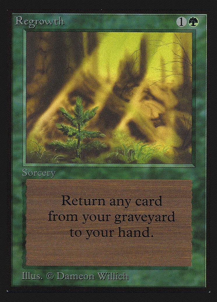 Regrowth — Collectors' Edition — Magic: The Gathering