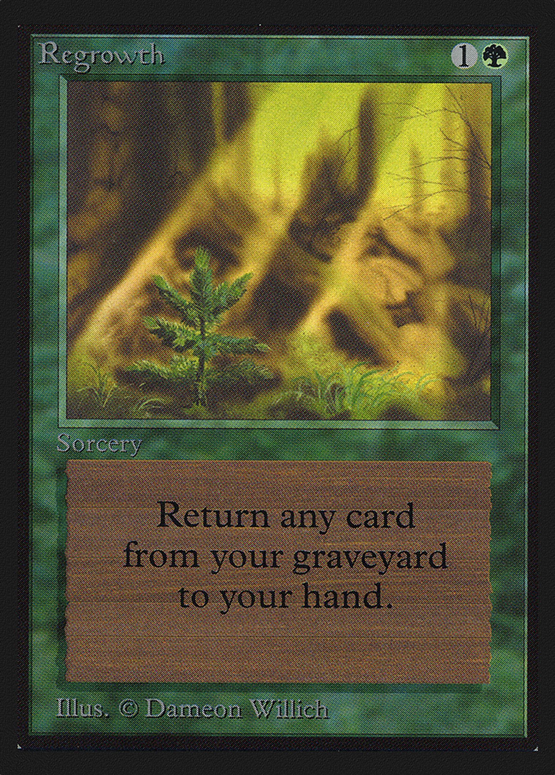 Regrowth — Collectors' Edition — Magic: The Gathering