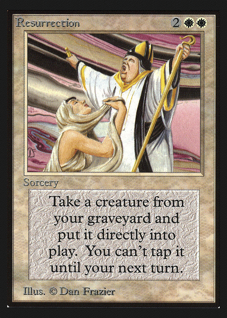 Resurrection — Collectors' Edition — Magic: The Gathering