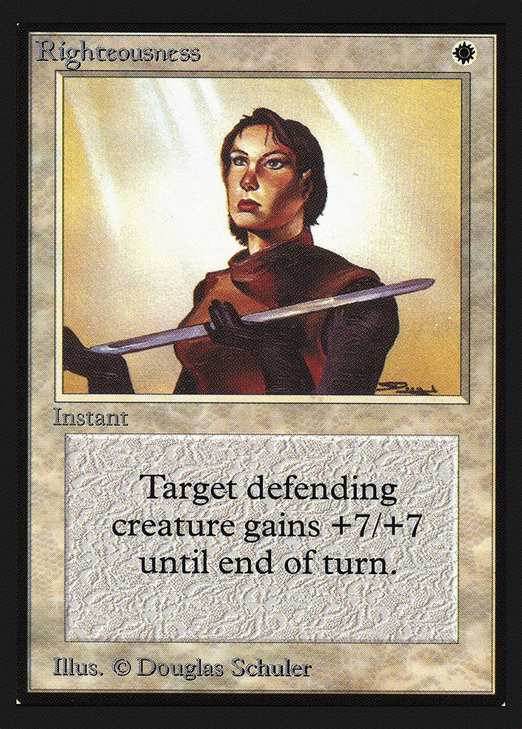Righteousness — Collectors' Edition — Magic: The Gathering