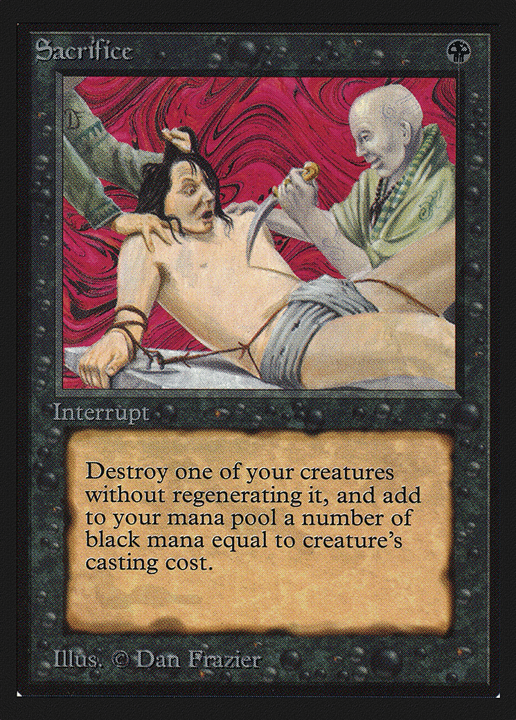 Sacrifice — Collectors' Edition — Magic: The Gathering
