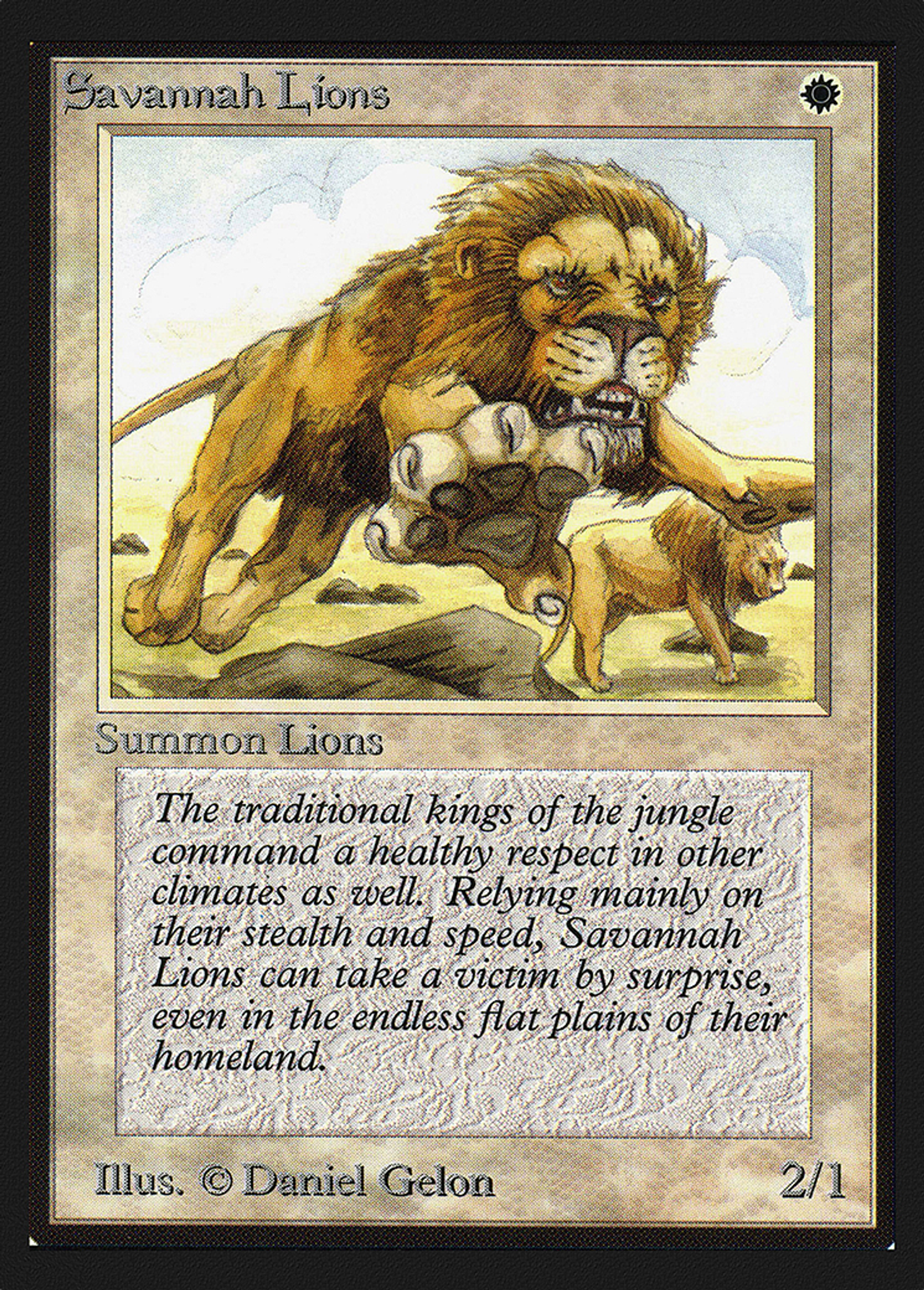 Lions des savanes — Collectors' Edition — Magic: The Gathering