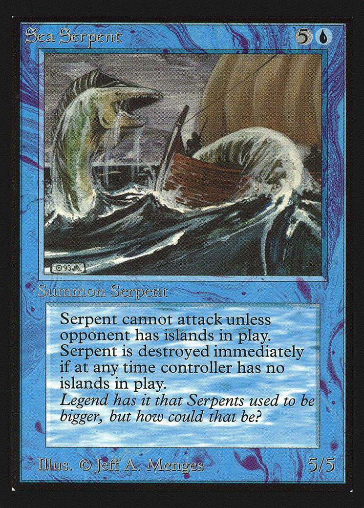 Grand serpent de mer — Collectors' Edition — Magic: The Gathering
