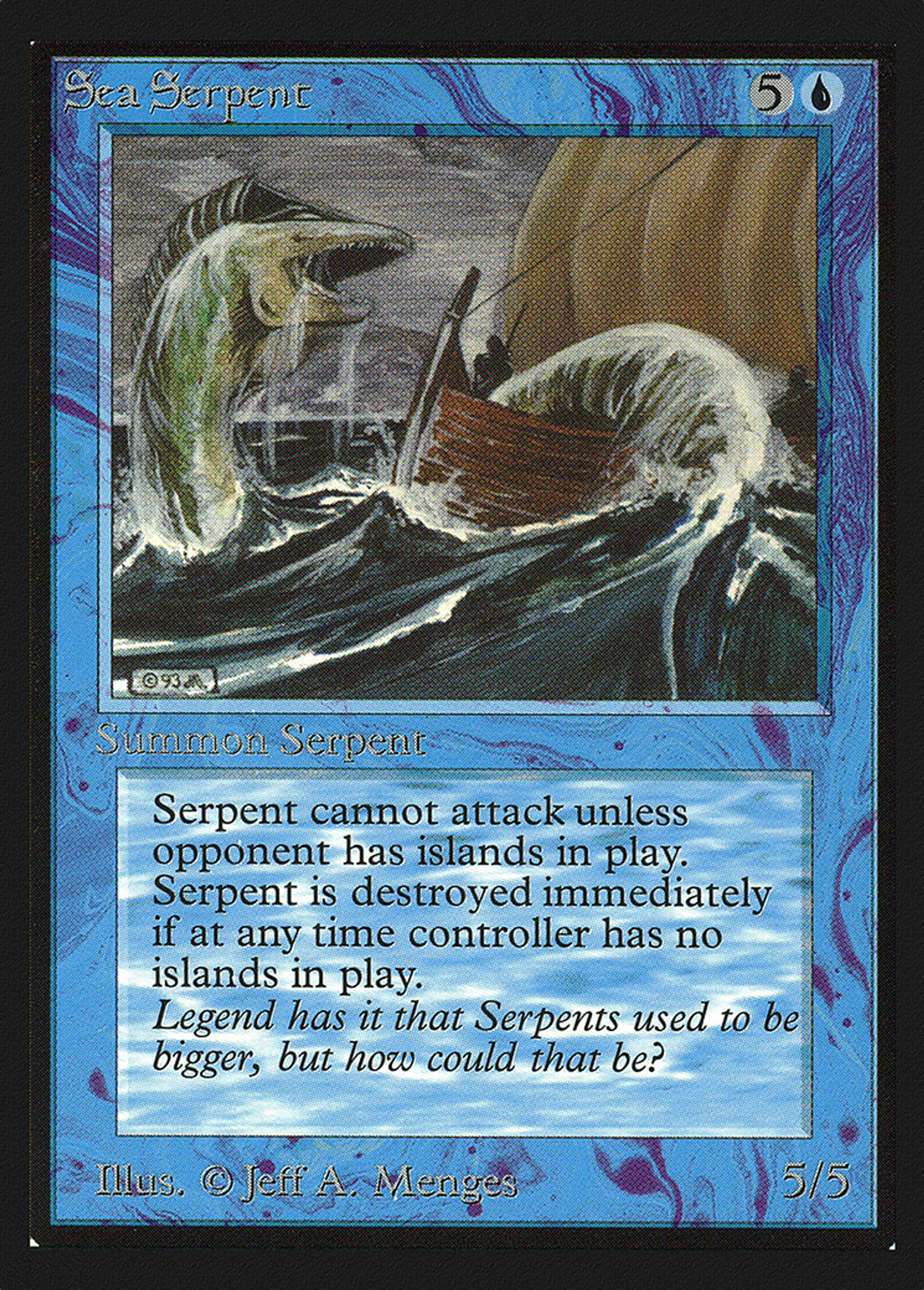 Grand serpent de mer — Collectors' Edition — Magic: The Gathering