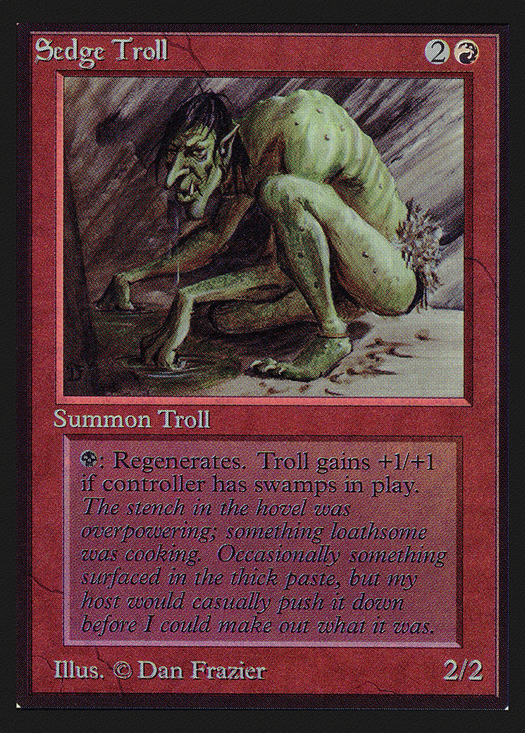 Sedge Troll — Collectors' Edition — Magic: The Gathering