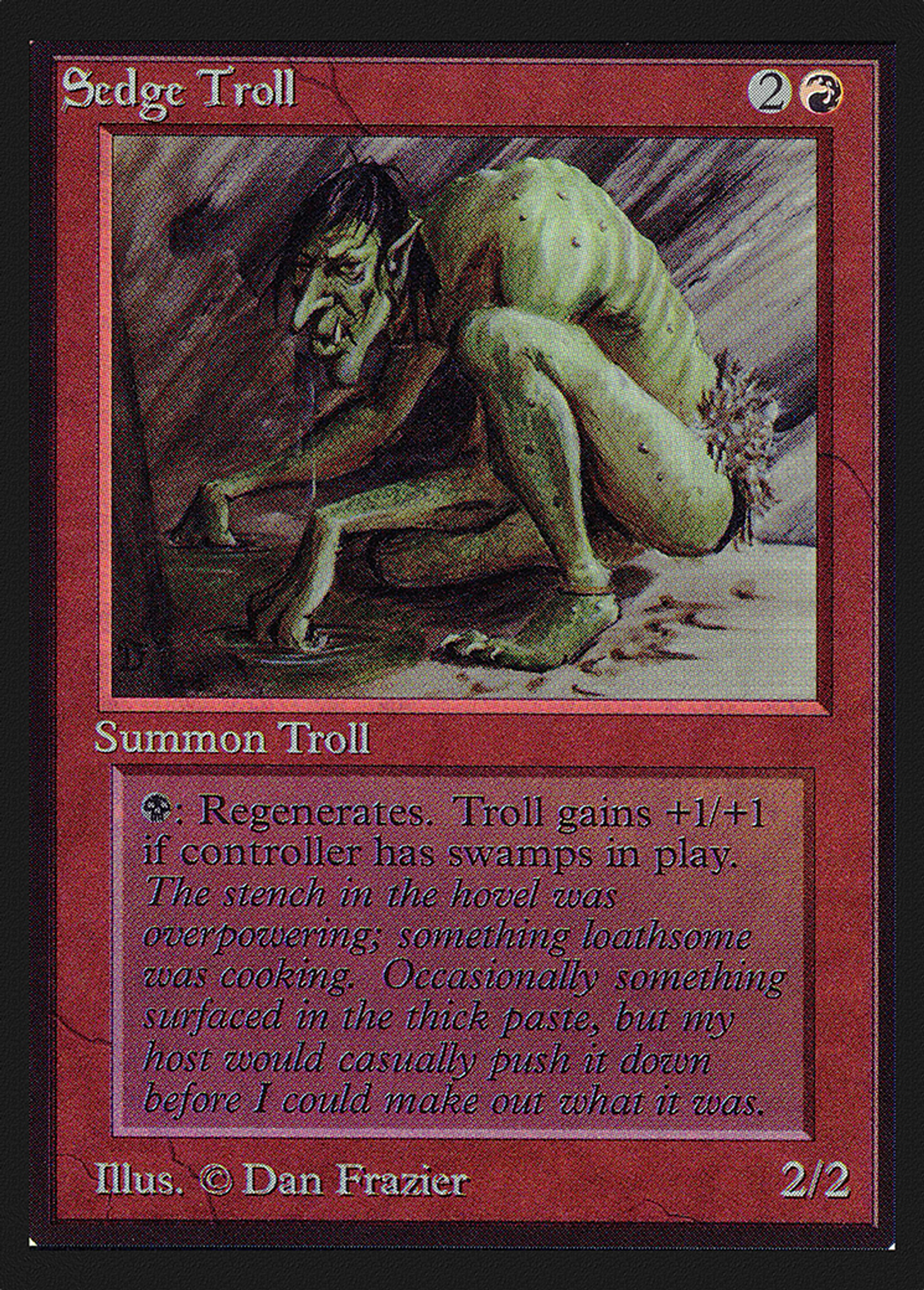 Troll fangeux — Collectors' Edition — Magic: The Gathering