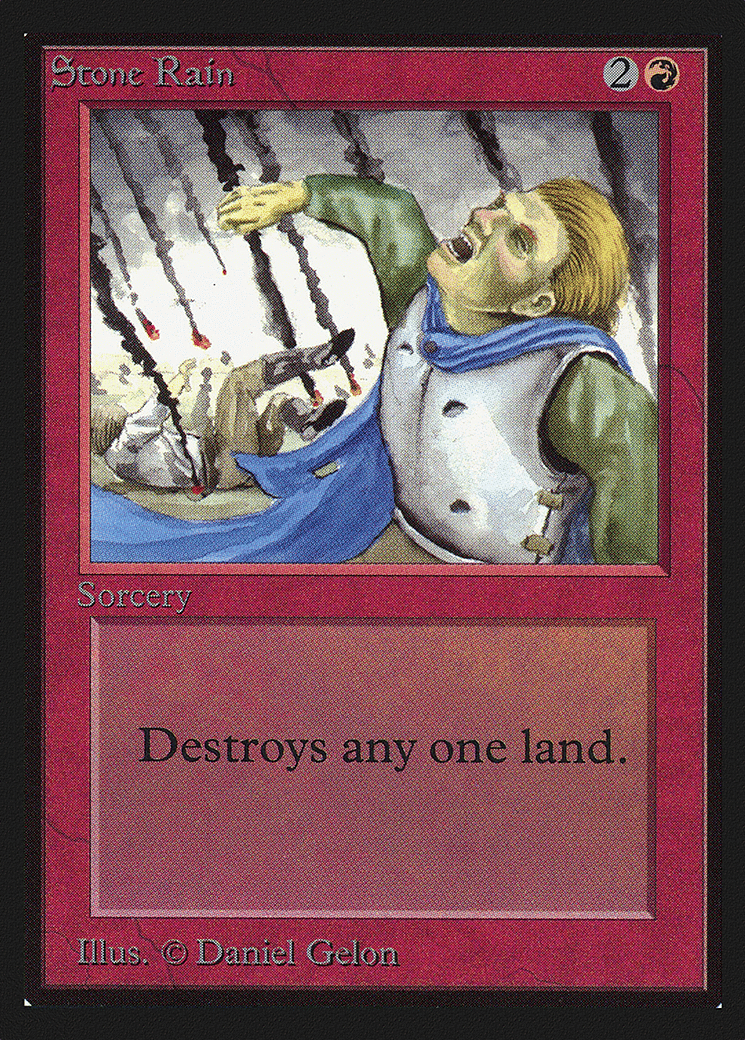 Stone Rain — Collectors' Edition — Magic: The Gathering