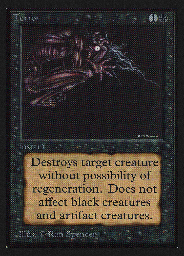 Terror — Collectors' Edition — Magic: The Gathering