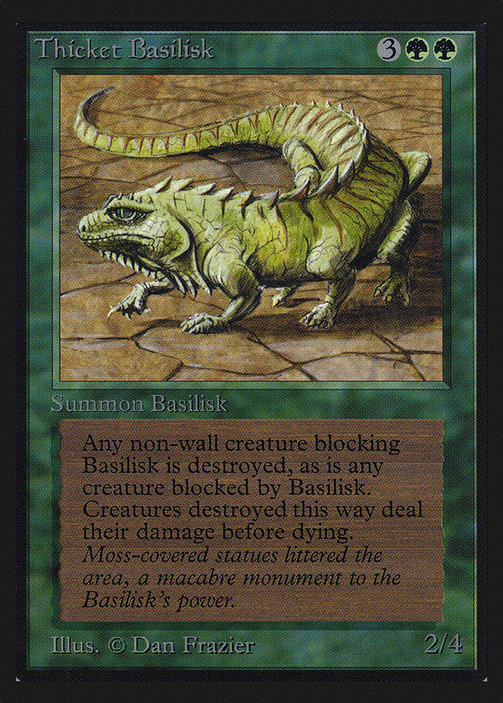 Thicket Basilisk — Collectors' Edition — Magic: The Gathering