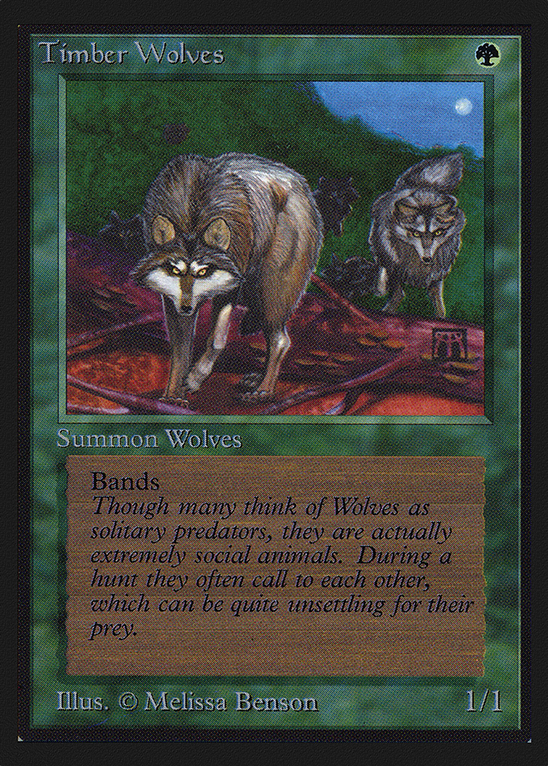 Timber Wolves — Collectors' Edition — Magic: The Gathering
