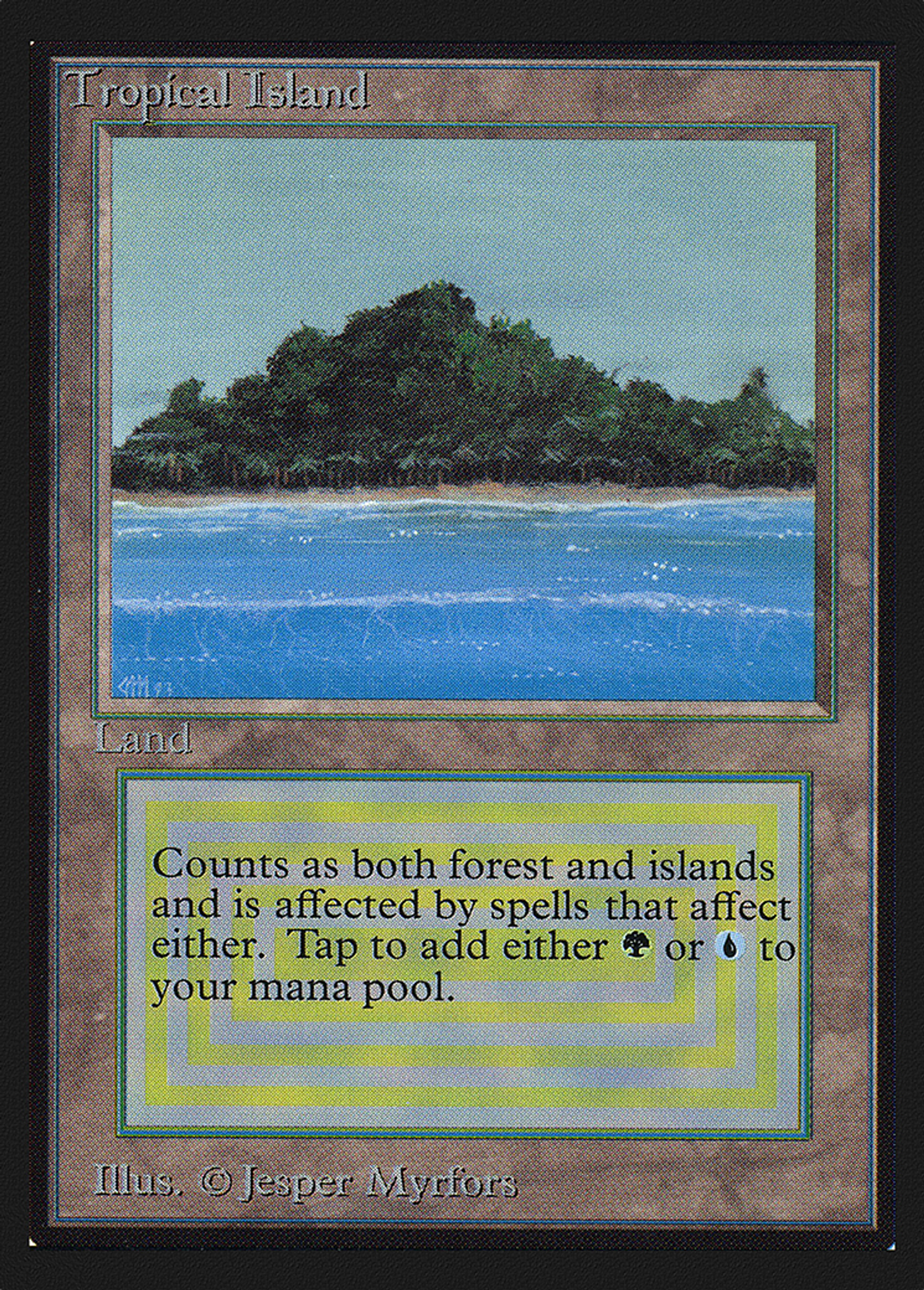 Tropical Island — Collectors' Edition — Magic: The Gathering