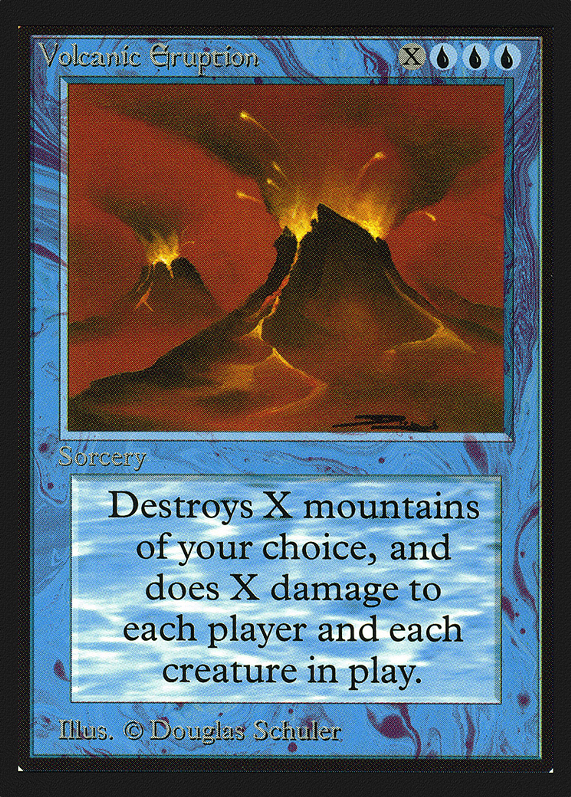 Eruption volcanique — Collectors' Edition — Magic: The Gathering