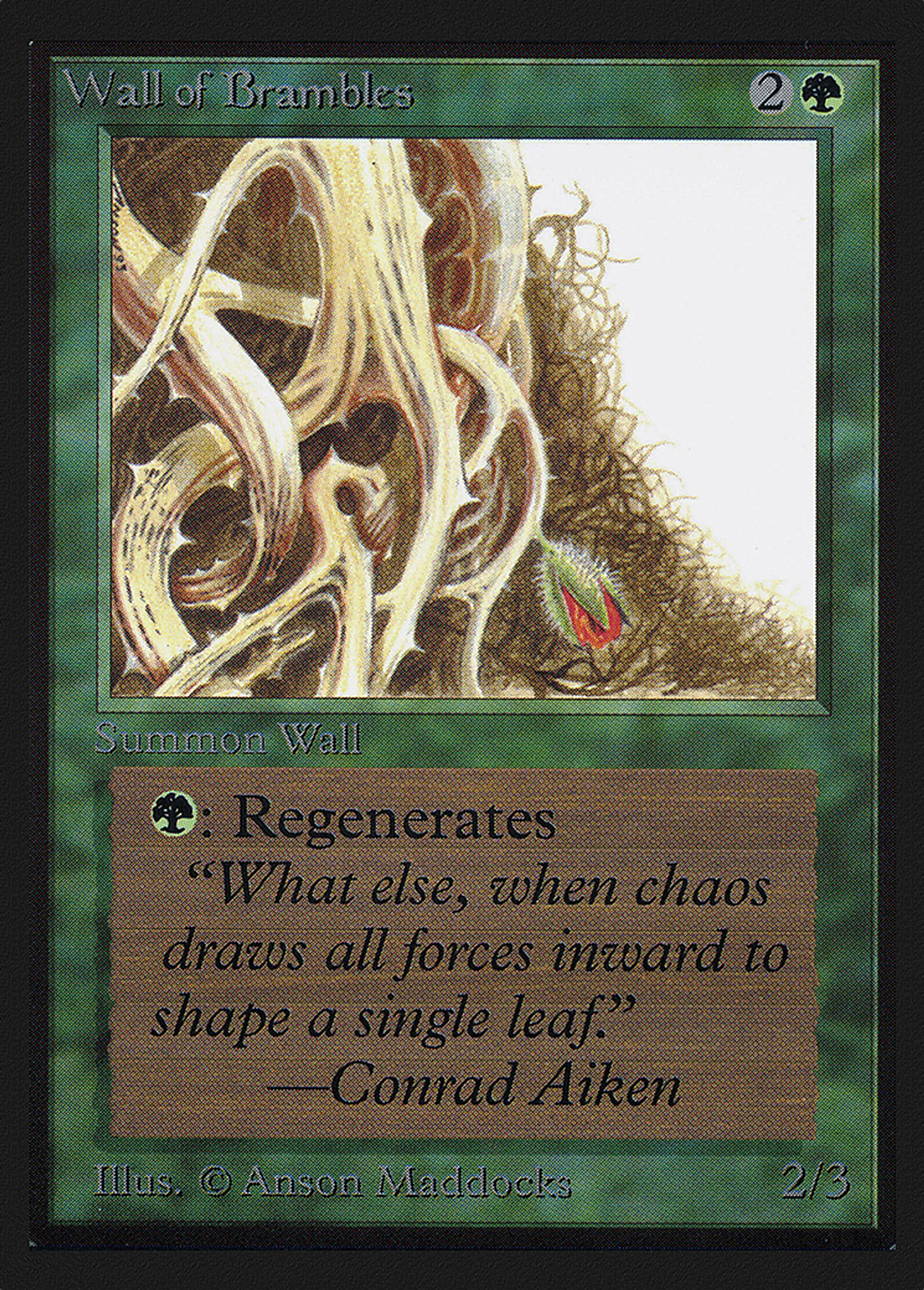 Wall of Brambles — Collectors' Edition — Magic: The Gathering