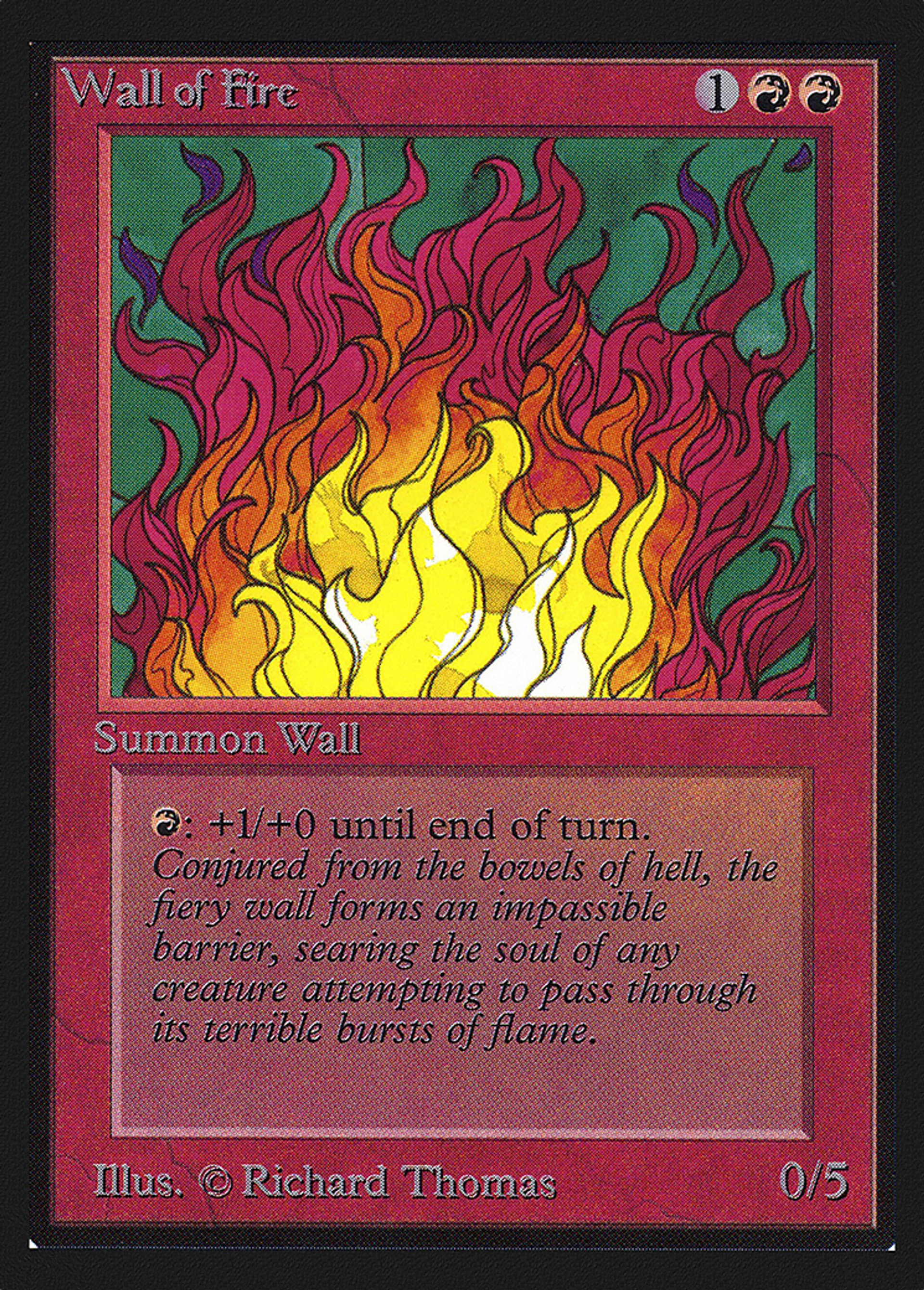 Mur de feu — Collectors' Edition — Magic: The Gathering