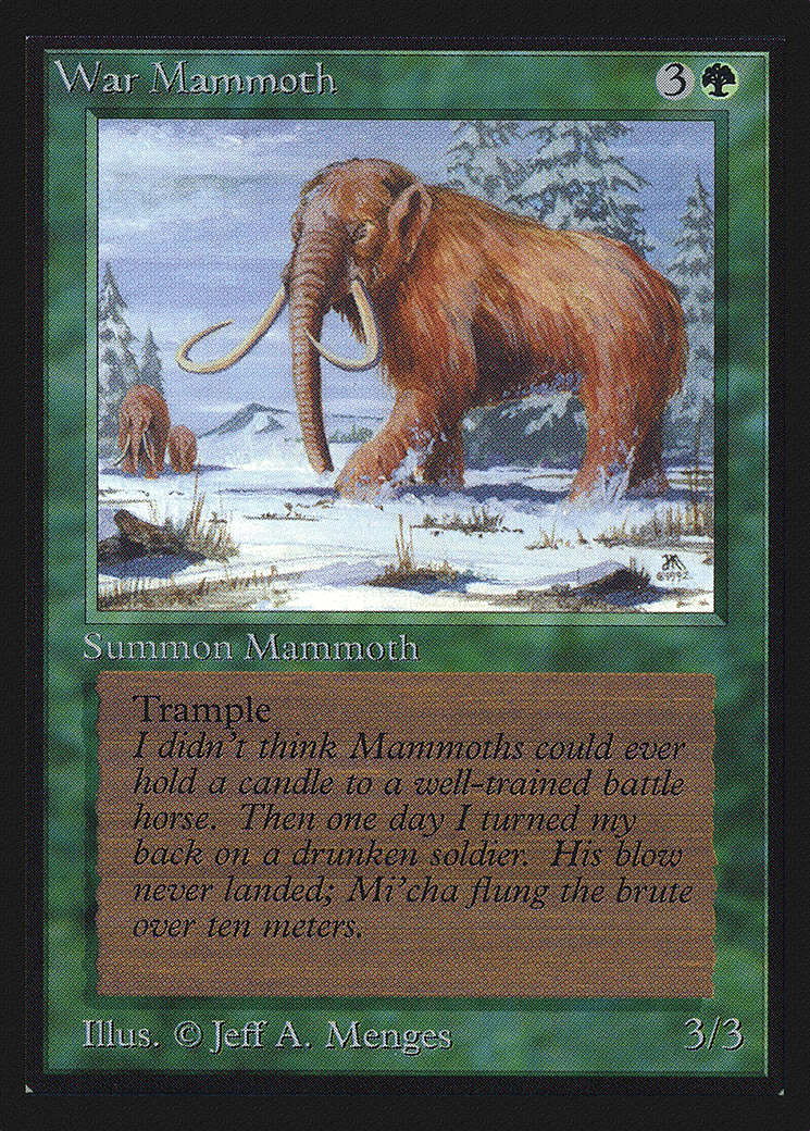 War Mammoth — Collectors' Edition — Magic: The Gathering