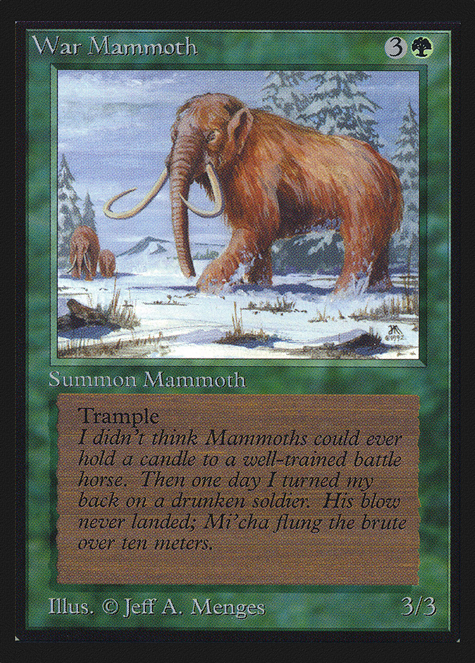 War Mammoth — Collectors' Edition — Magic: The Gathering