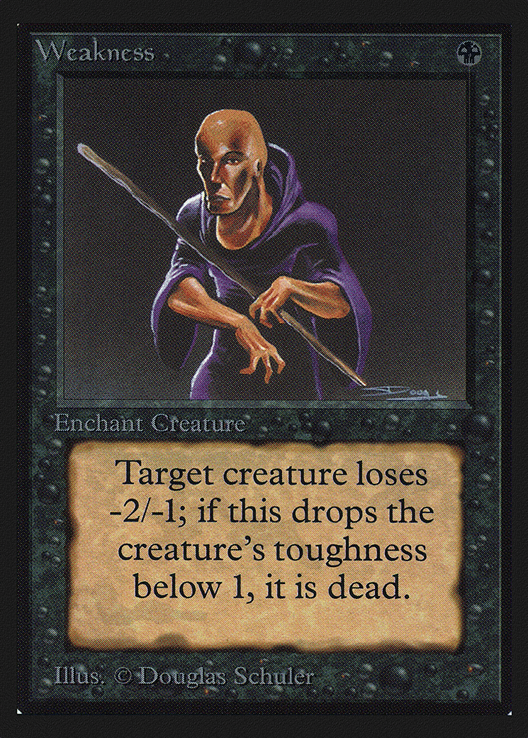 Weakness — Collectors' Edition — Magic: The Gathering