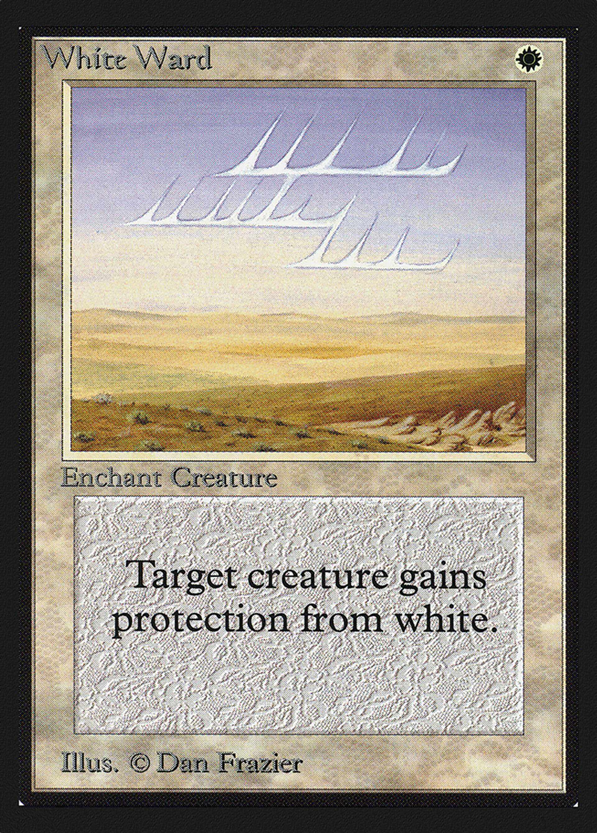 Rune de garde blanche — Collectors' Edition — Magic: The Gathering