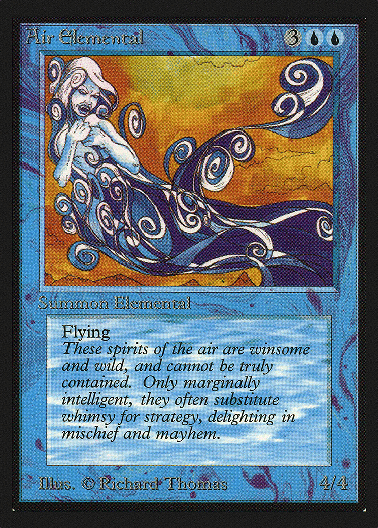 Air Elemental — Intl. Collectors' Edition — Magic: The Gathering