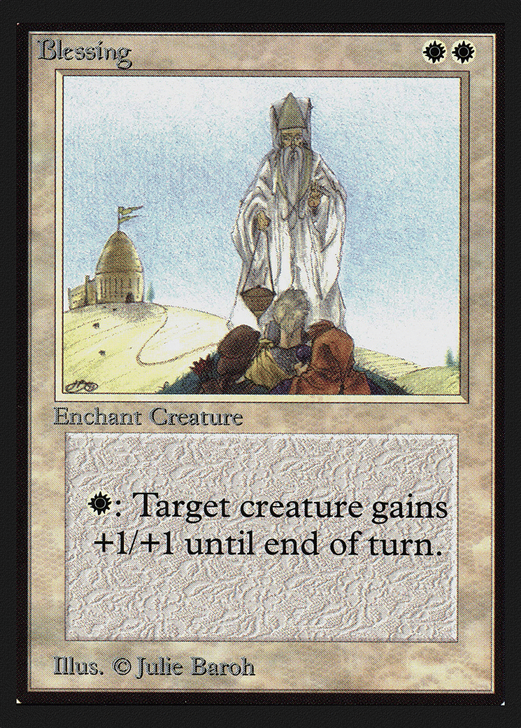 Blessing — Intl. Collectors' Edition — Magic: The Gathering