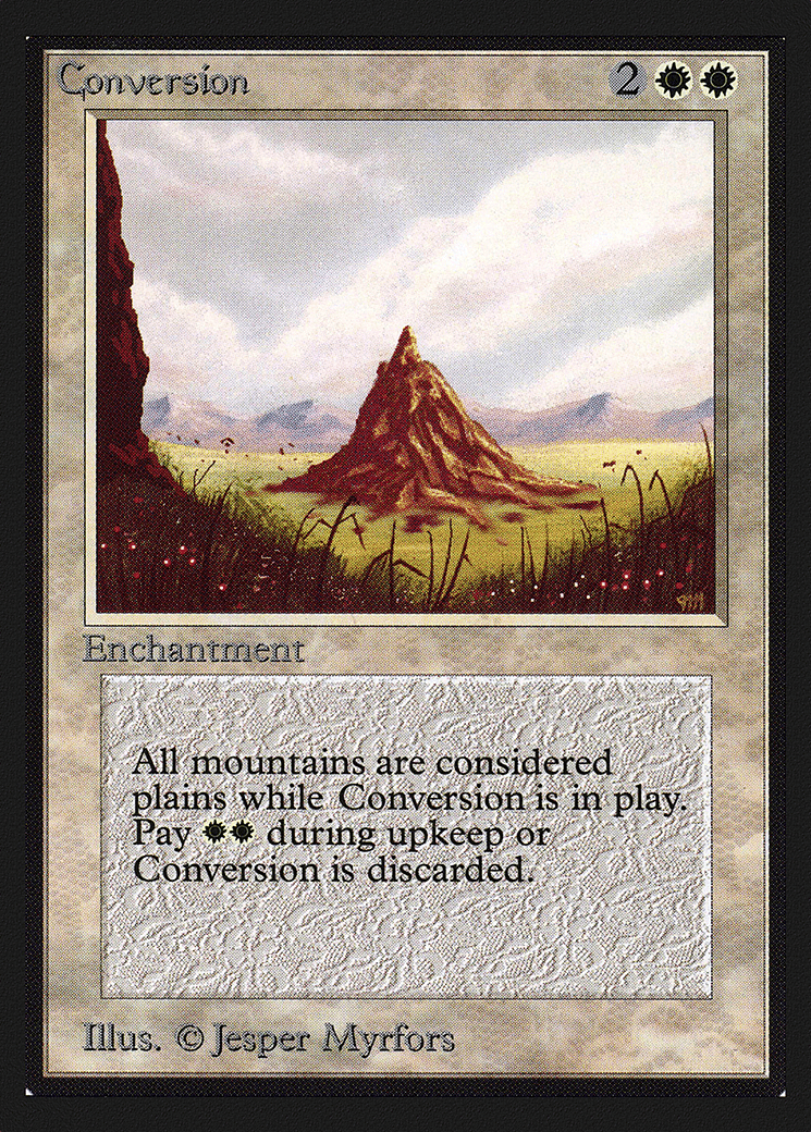 Conversion — Intl. Collectors' Edition — Magic: The Gathering