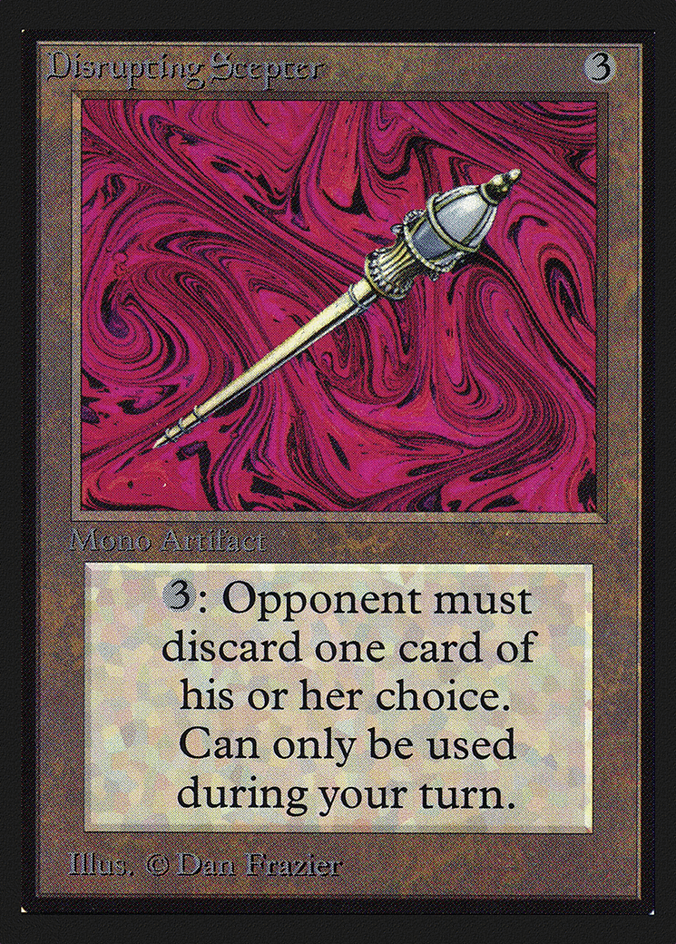 Disrupting Scepter — Intl. Collectors' Edition — Magic: The Gathering