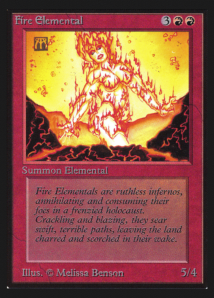 Élémental de feu from Intl. Collectors' Edition - Magic: The Gathering