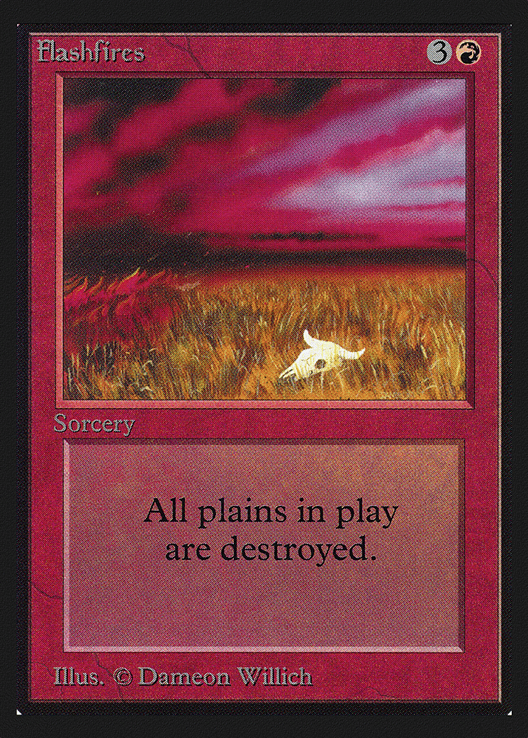 Flashfires — Intl. Collectors' Edition — Magic: The Gathering
