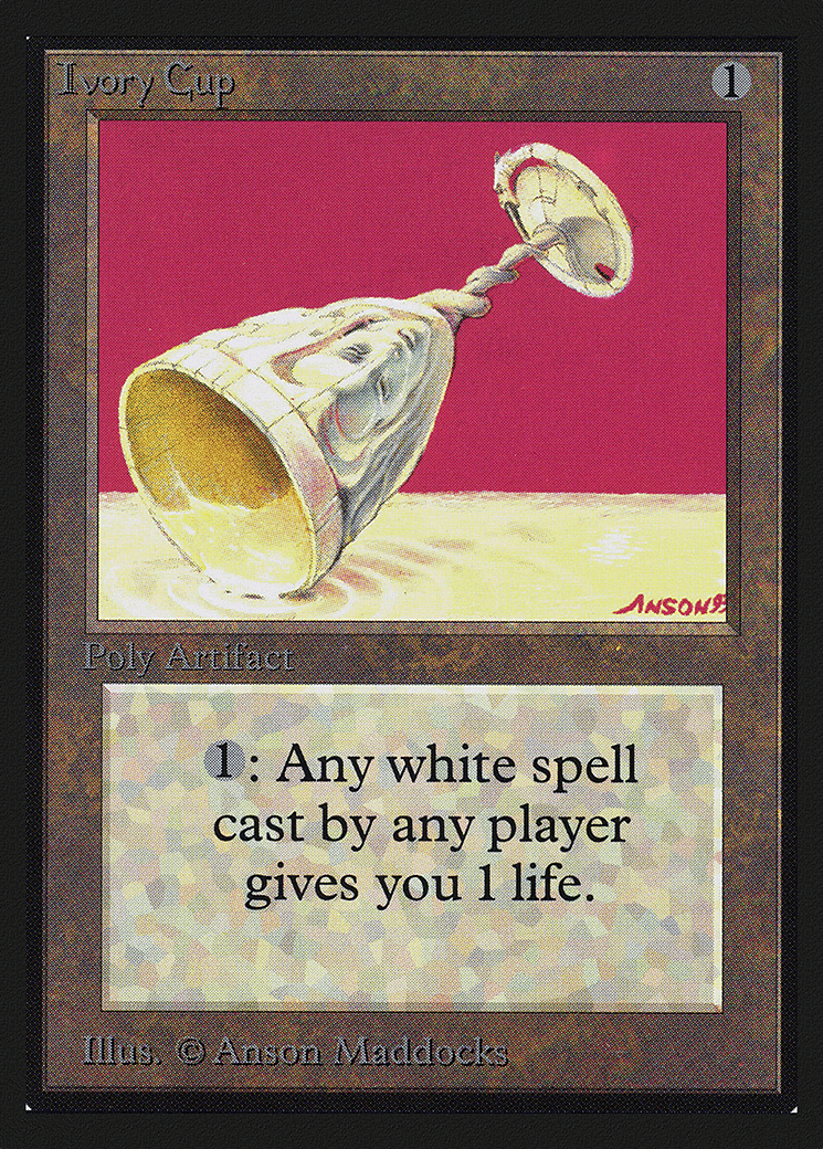 Ivory Cup — Intl. Collectors' Edition — Magic: The Gathering