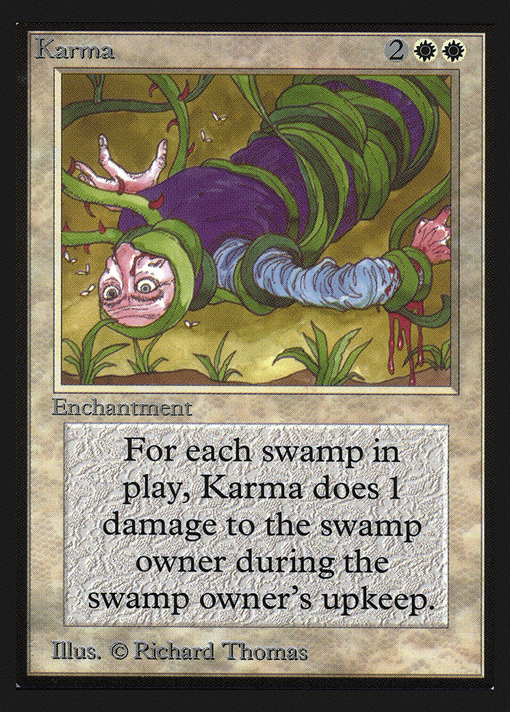 Karma — Intl. Collectors' Edition — Magic: The Gathering