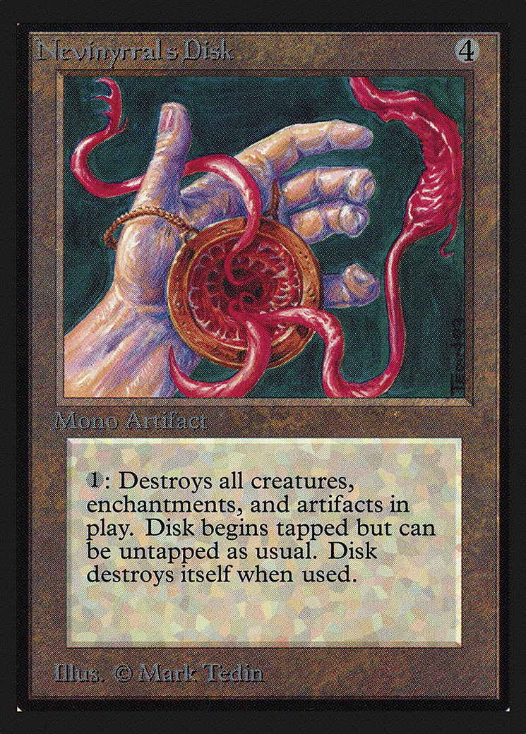 Nevinyrral's Disk — Intl. Collectors' Edition — Magic: The Gathering