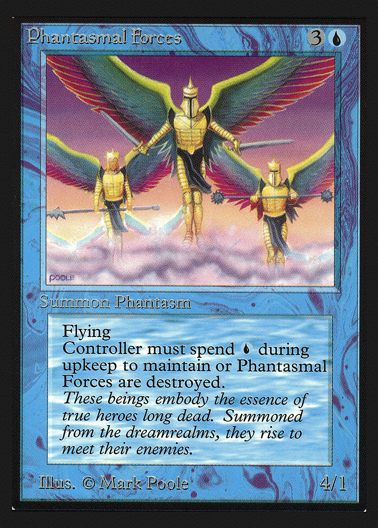Phantasmal Forces — Intl. Collectors' Edition — Magic: The Gathering